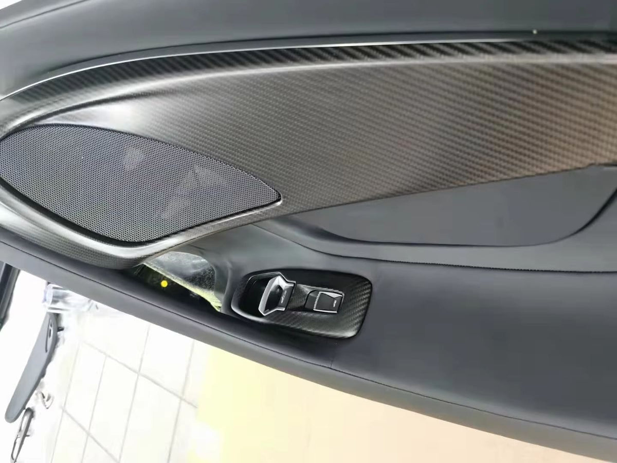 McLaren GT Dry Carbon Fiber Inner Door Panel Trim