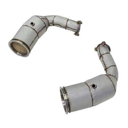 Performance High-Flow Catless/Catted Downpipe Set - Porsche Cayenne S 2.9T 2018-2023