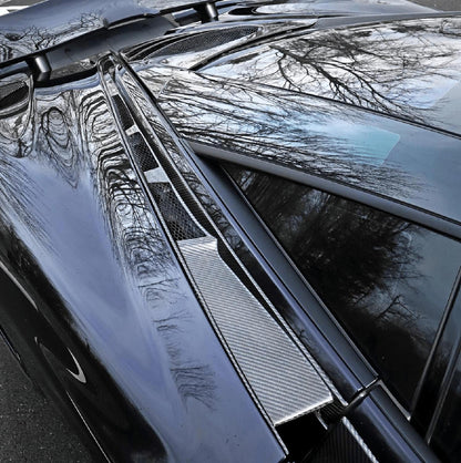 Prepreg Carbon Fiber Side Air Vent Trims - McLaren 720S