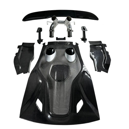 600LT Style Carbon Fiber Rear Deck Lid Conversion Kit - McLaren 540C / 570S / 600LT