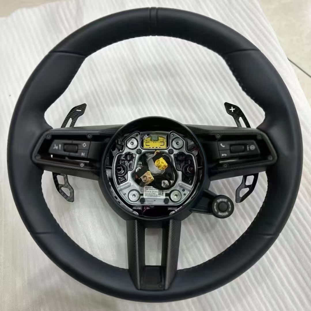 Carbon Fiber Magnetic Paddle Shifter Steering Wheel - Porsche 911 992 GT3 / 718 / 918 / 970 / 958 / 971
