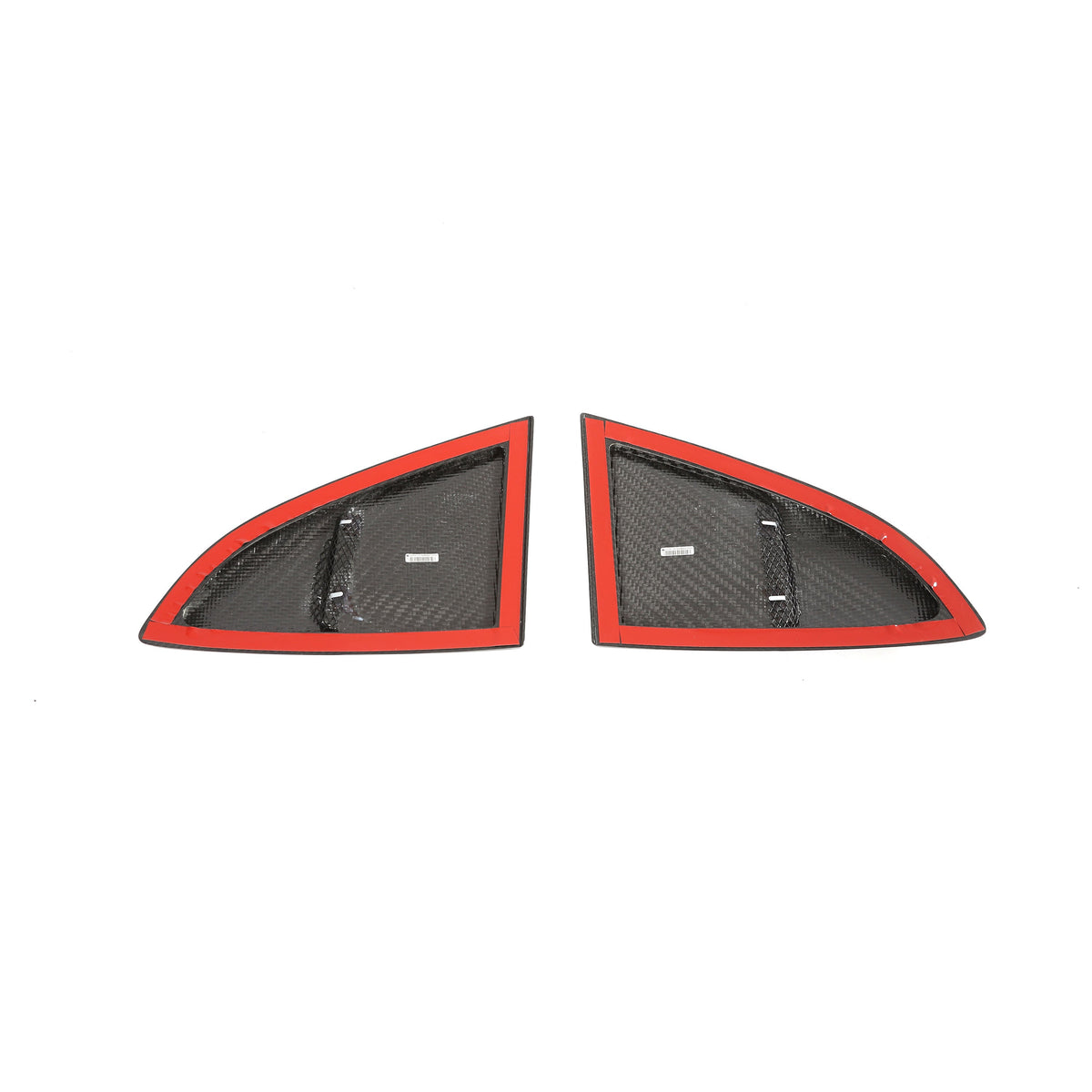 GT Style Carbon Fiber Rear Quarter Window Air Scoop - Porsche 718 Cayman 2017+