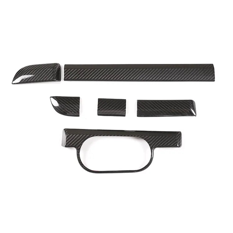 Carbon Fiber Dashboard Instrument Panel Trim Cover Set - Porsche 911 991.2 2016-2019
