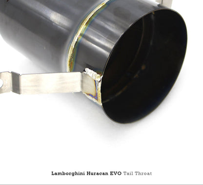 Titanium Exhaust Tips - Lamborghini Huracan EVO
