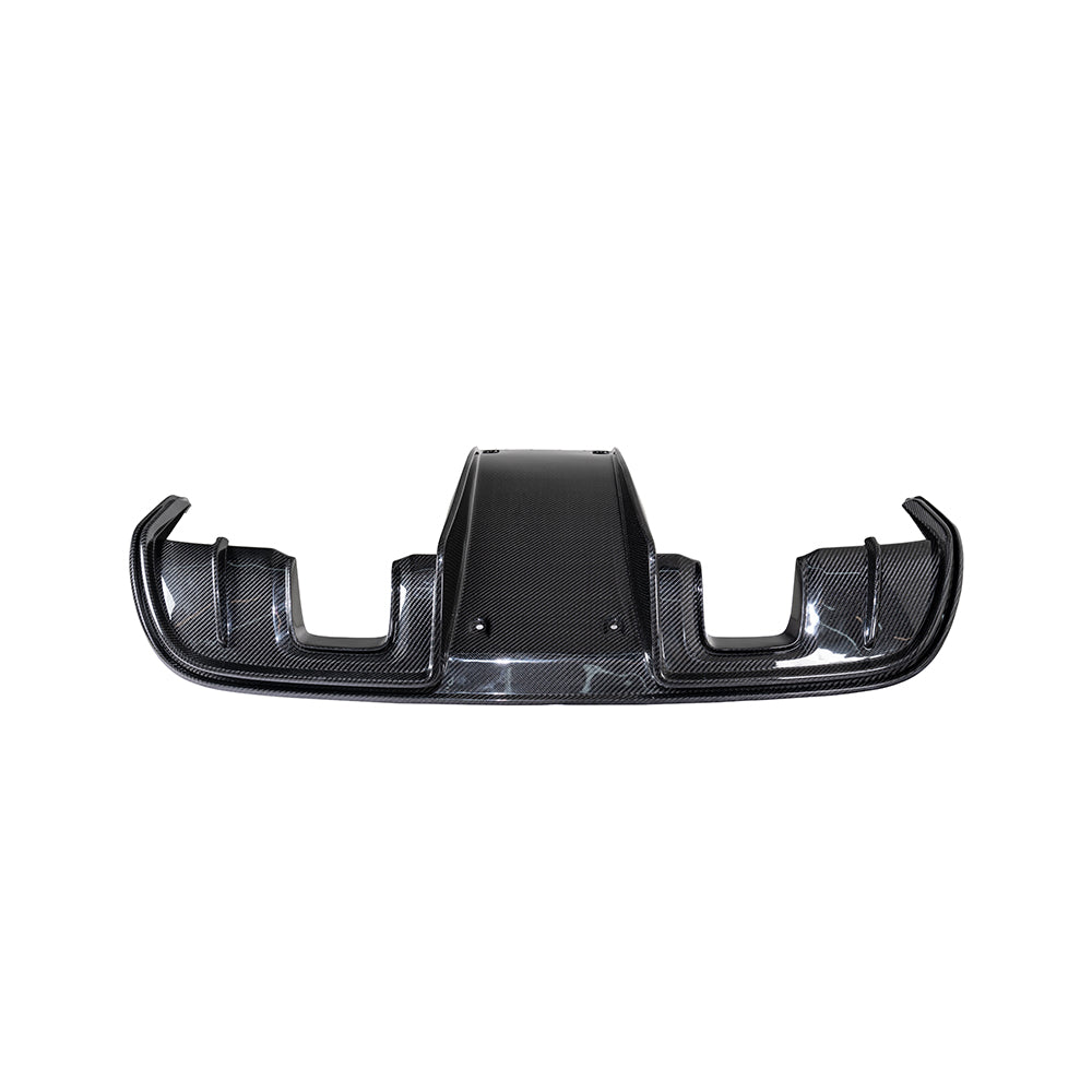 Prepreg Dry Carbon Fiber Rear Diffuser - Porsche 718 Cayman GT4 2020-2023