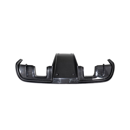 Prepreg Dry Carbon Fiber Rear Diffuser - Porsche 718 Cayman GT4 2020-2023