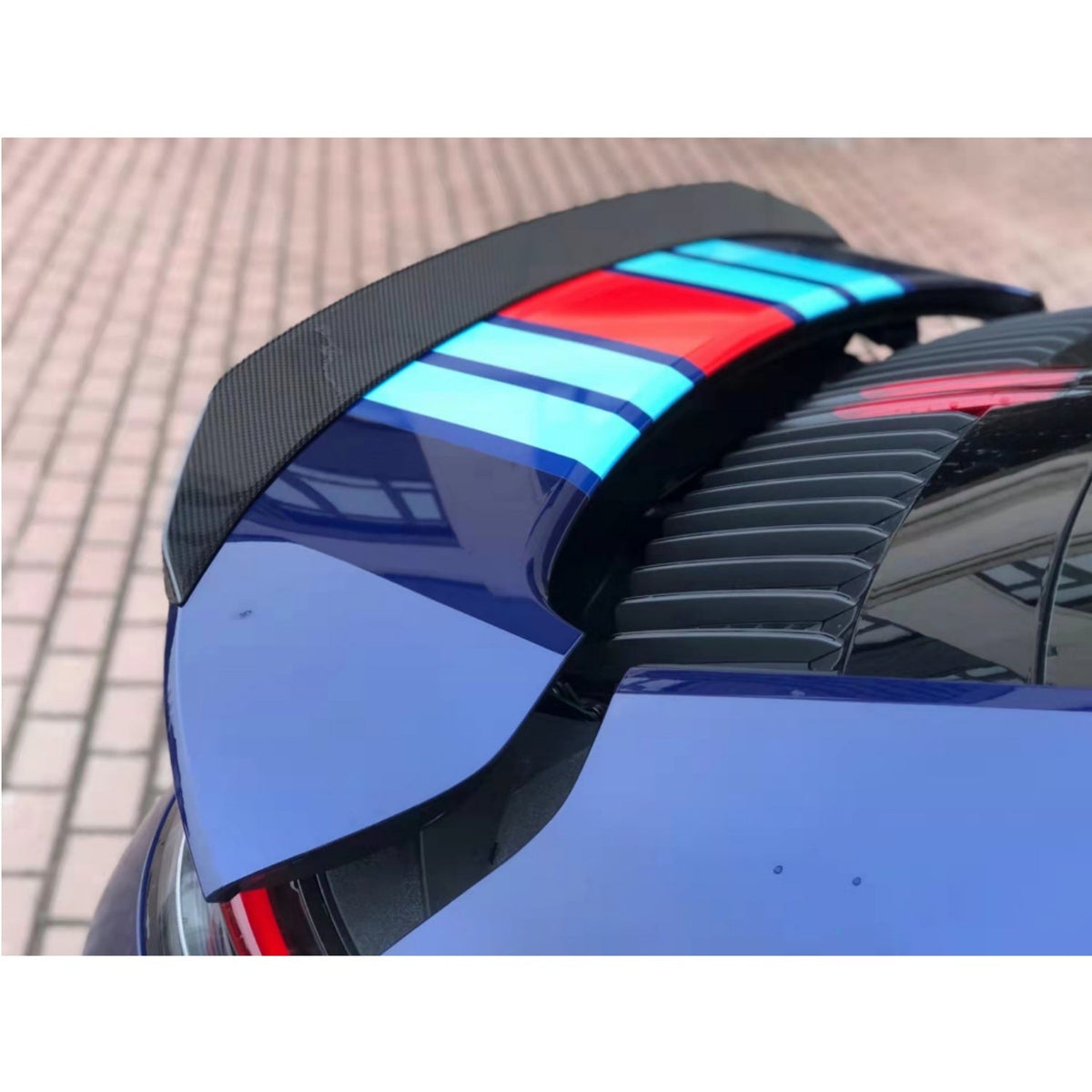 Dry Carbon Fiber Ducktail Trunk Lip Rear Spoiler - Porsche 911 992 Carrera 4 S 4S 2020-2024