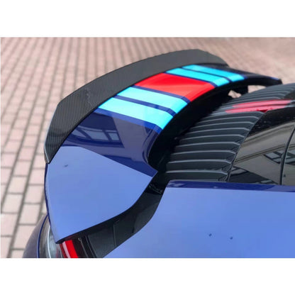 Dry Carbon Fiber Ducktail Trunk Lip Rear Spoiler - Porsche 911 992 Carrera 4 S 4S 2020-2024