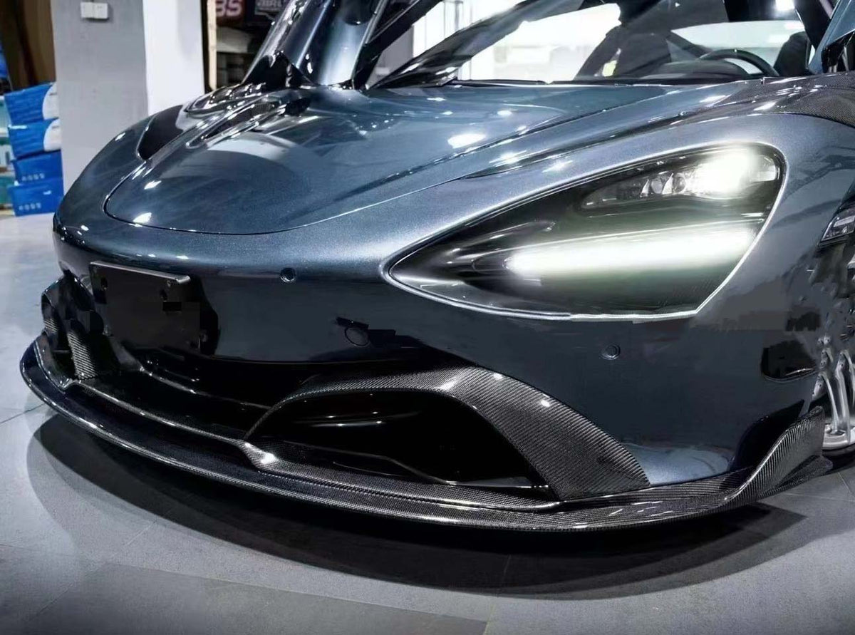 BS Style Carbon Fiber Front Splitter Lip - McLaren 720S (2017-2023)