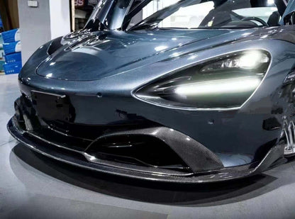 BS Style Carbon Fiber Front Splitter Lip - McLaren 720S (2017-2023)