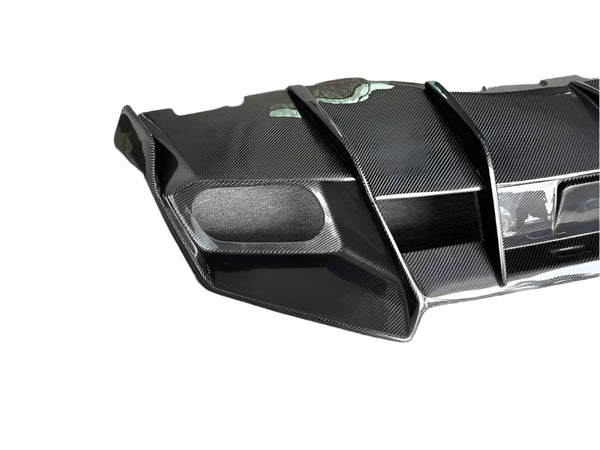Carbon Fiber M Style Rear Diffuser - Lamborghini Huracan