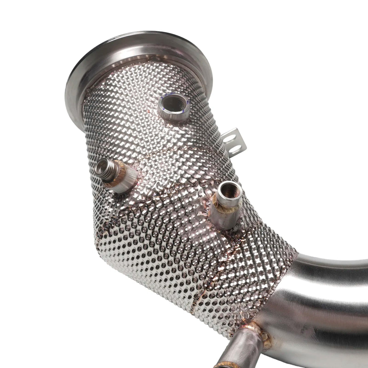 High Flow Catless Downpipes w/ Heat Shield - Porsche 911 992 Carrera 3.0T 2019-2024