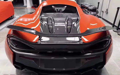 Carbon Fiber Rear Engine Decklid Cover - McLaren 540C / 570S / 570GT