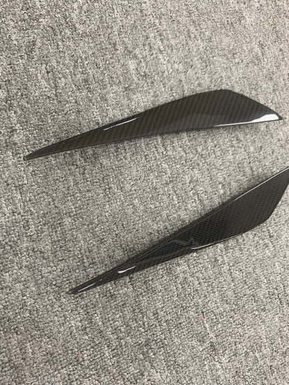 Dry Carbon Fiber Front Bumper Canards - McLaren 720S