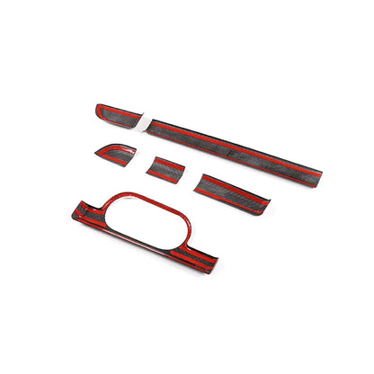 Carbon Fiber Dashboard Instrument Panel Trim Cover Set - Porsche 911 991.2 2016-2019