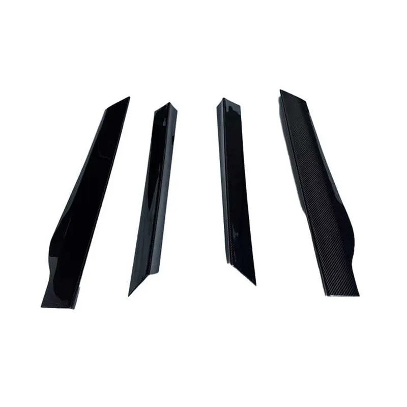 McLaren GT V2 Prepreg Carbon Fiber Side Skirt Door Extensions Set