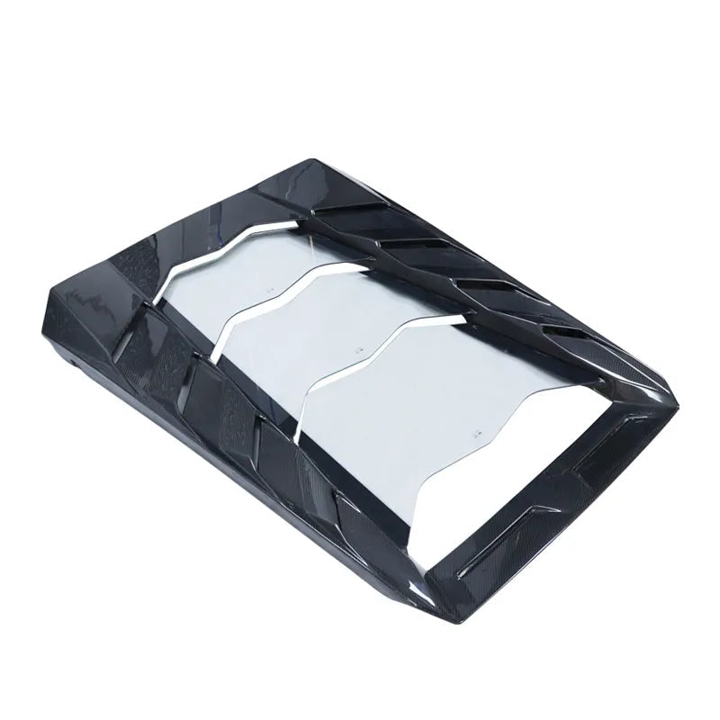 M style Carbon Fiber Rear Engine Bonnet Hood w/ Glass For Lamborghini Huracan LP580 LP610