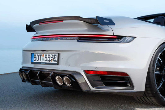 Prepreg Carbon Fiber BS Style Rear Diffuser - Porsche 911 992.1 2020-2024