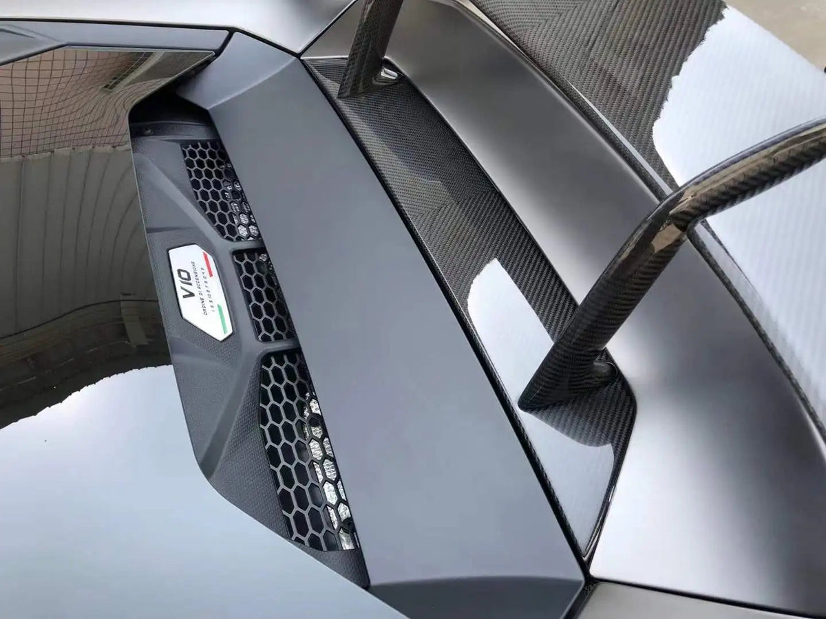 N style Carbon Fiber Rear Trunk Spoiler Wing - Lamborghini Huracan LP580/LP610/EVO
