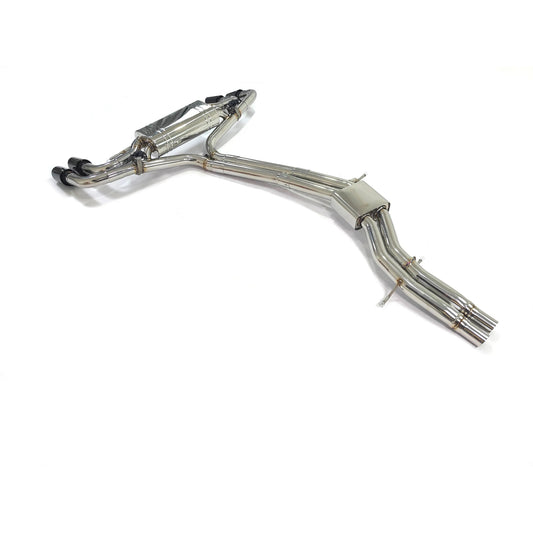 Valved Cat-Back Muffler Exhaust System - Porsche Cayenne Turbo 4.0T