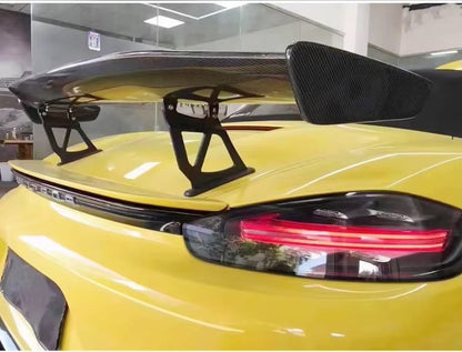 V2 Carbon Fiber Rear Wing - Porsche Cayman / Boxster 987 981 718