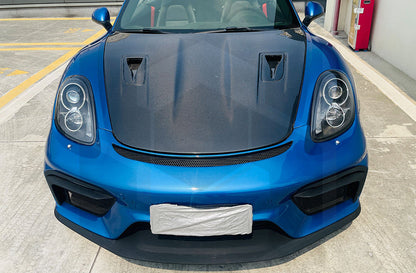 GT4 Style Front Bumper Upgrade Replacement - Porsche 718 Boxster / Cayman 2017-2025