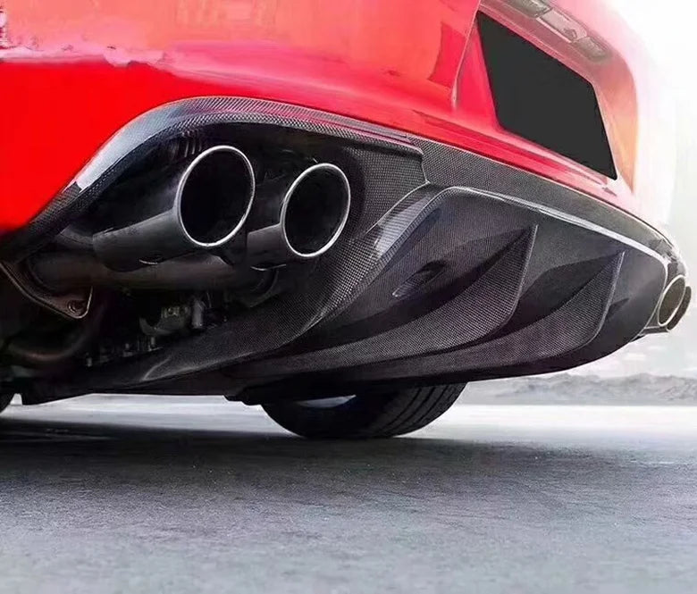 V Style Carbon Fiber Rear Diffuser - Porsche 911 991.1 2012-2015