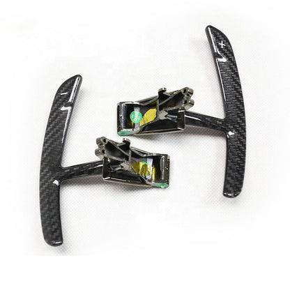 Carbon Fiber Paddle Shifter Replacement Set - Porsche Macan Cayenne Panamera 718 Cayman Boxster 911