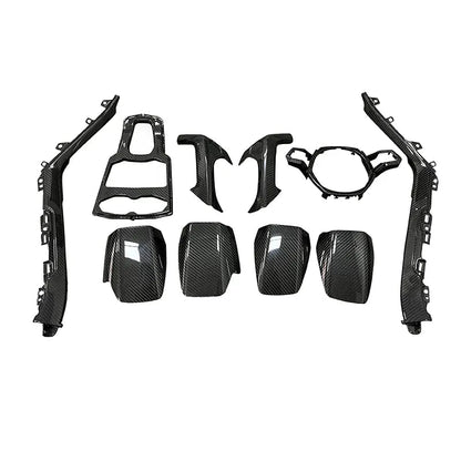 Carbon Fiber Interior Trims Replacement Set (10pc) - Lamborghini Huracan