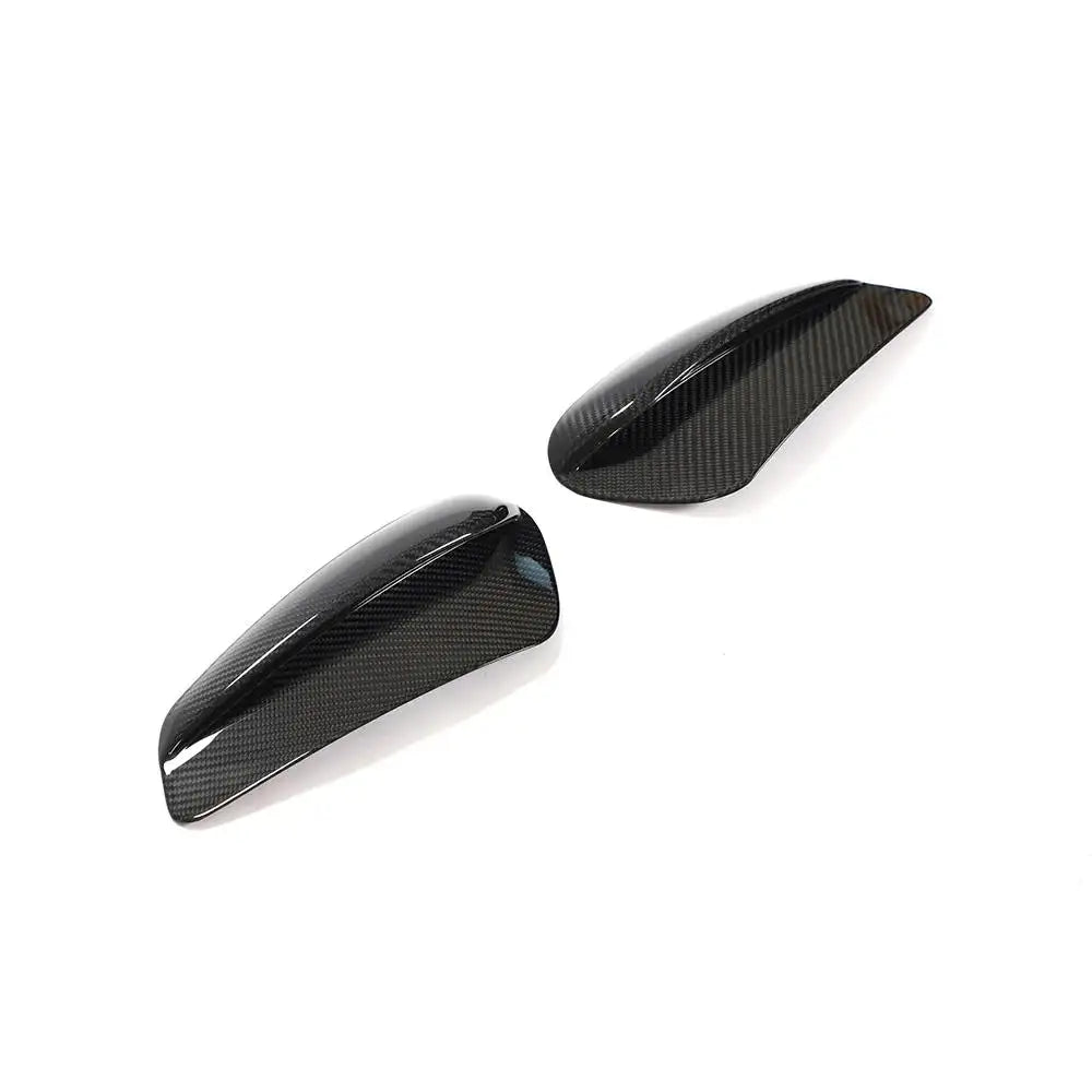 Carbon Fiber Rear Bumper Vent Trim Covers - Porsche 911 992 Carrera / Turbo S / GT3 / Targa 2019-2022