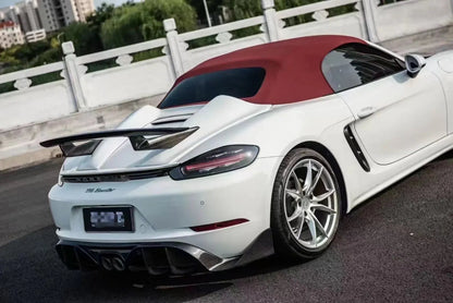 Carbon Fiber Rear Spider Wing - Porsche Cayman / Boxster 981 & 718 982