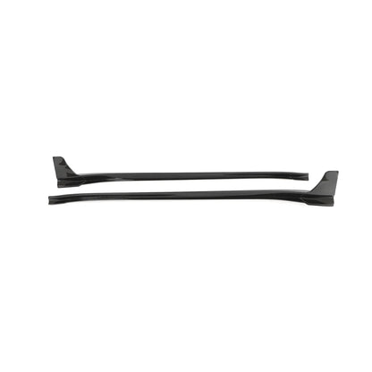 Prepreg Carbon Fiber Finned Side Skirt Extensions V1 - Porsche 911 992.1 Carrera / Targa 2019-2023