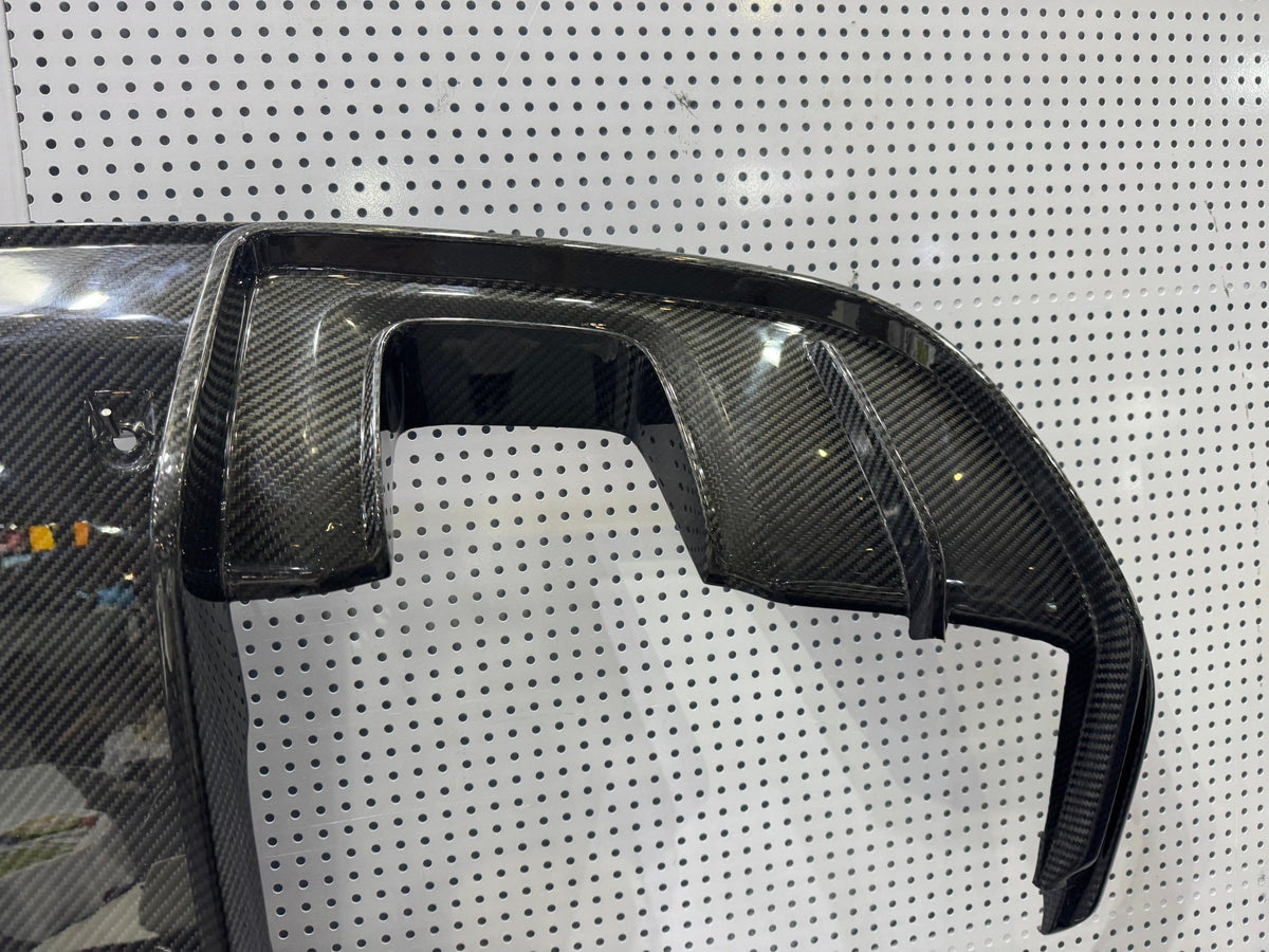 Prepreg Dry Carbon Fiber Rear Diffuser - Porsche 718 Cayman GT4 2020-2023