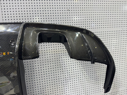 Prepreg Dry Carbon Fiber Rear Diffuser - Porsche 718 Cayman GT4 2020-2023