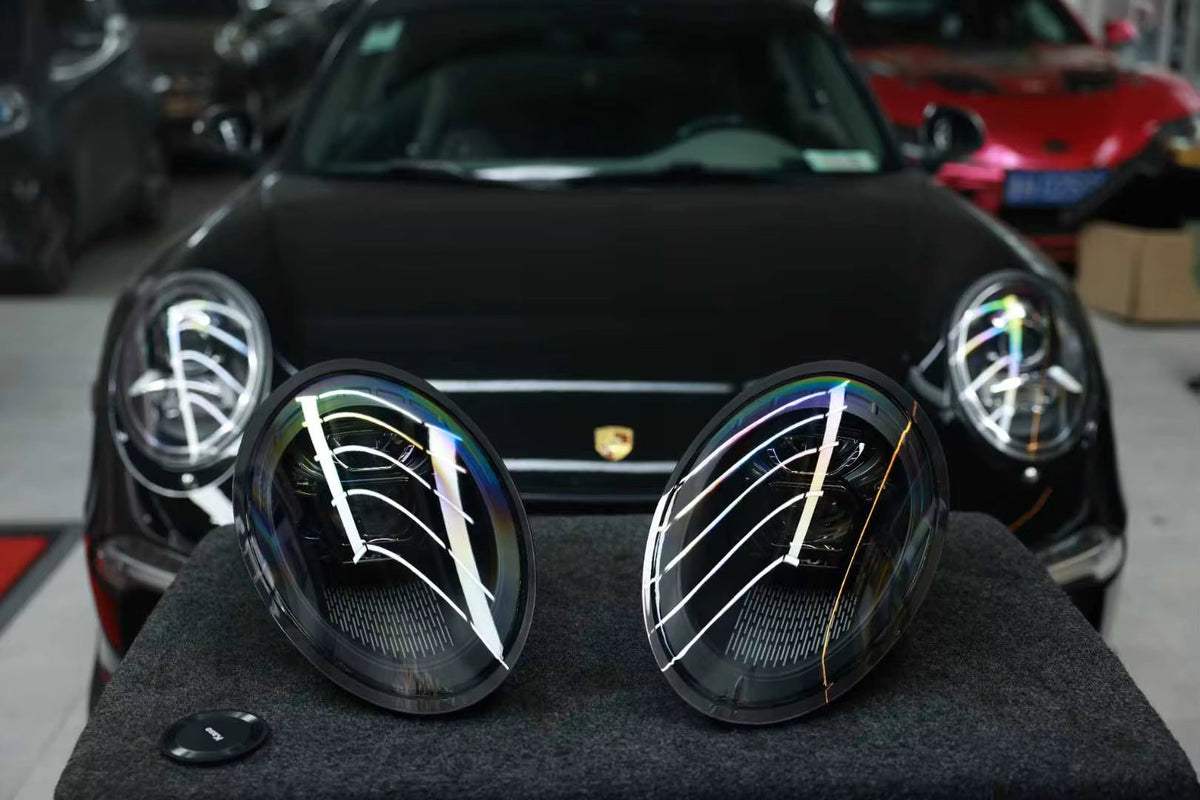 992 Matrix Style LED Headlights V2 - Porsche 911 991.1 / 991.2 2012-2019