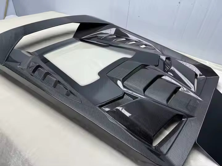 Carbon Fiber Rear Bonnet - Lamborghini Huracan