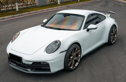 Dry Carbon Fiber OEM Style Front Splitter & Bumper Vent Trim Kit - Porsche 911 992.2 Carrera 2025+