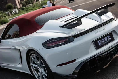 Carbon Fiber Rear Spider Wing - Porsche Cayman / Boxster 981 & 718 982