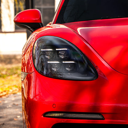 Matrix Style LED Headlights - Porsche 981 Boxster / Cayman / GT4 2013-2016