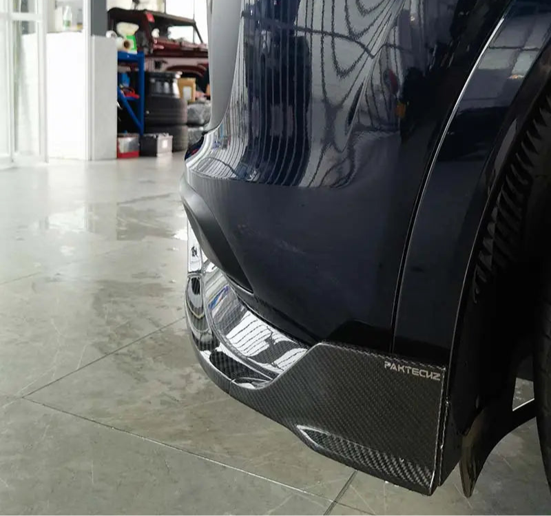 Paktechz Dry Carbon Fiber Front Splitter Lip - Porsche Cayenne S / GTS Coupe (9YA / 9Y0 / 9Y3)