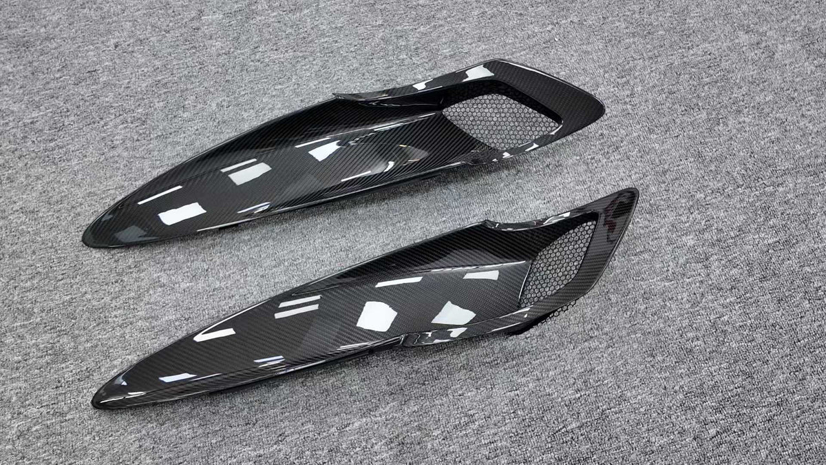 Dry Carbon Fiber Rear Fender Air Intake Vents - McLaren 720S