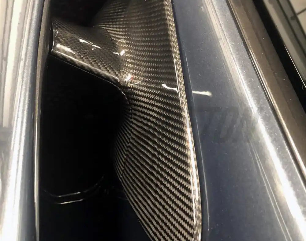 Dry Carbon Fiber Door Handle Cover Trims - McLaren 720S