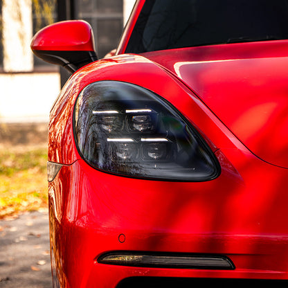 LED Matrix Style Headlight Replacement Upgrade - Porsche 718 Boxster / Cayman 982 2016-2023
