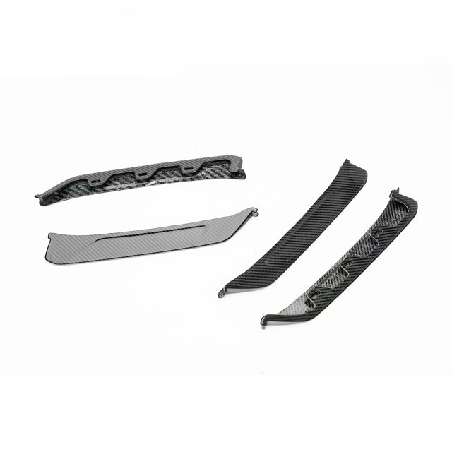 Dry Carbon Fiber OEM Style Front Splitter & Bumper Vent Trim Kit - Porsche 911 992.2 Carrera 2025+