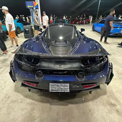 2x2 Twill Carbon Fiber Rear Canard Flaps - McLaren 720S