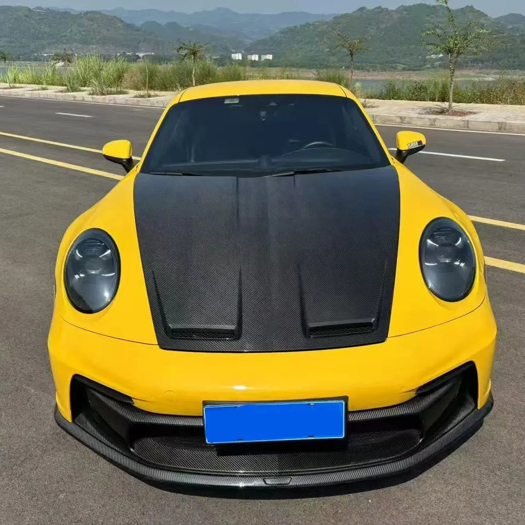 Dry Carbon Fiber GT3 Style Hood Bonnet - Porsche 911 992.1 GT3 2021-2024