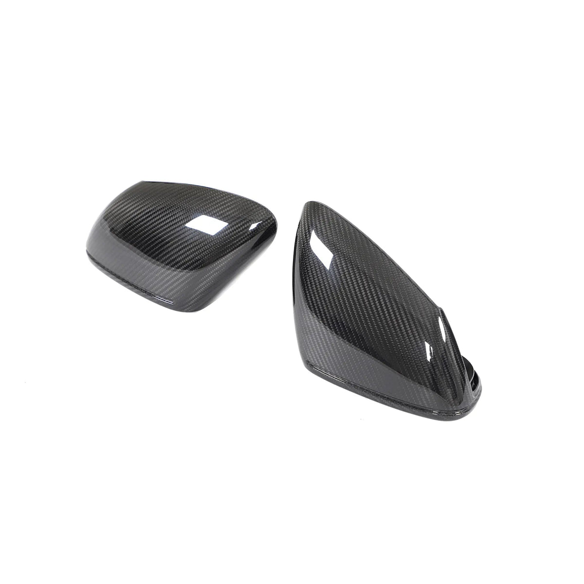 Pre-Preg Carbon Fiber Side Mirror Replacement Set - Porsche Taycan 9J1 2019-2020