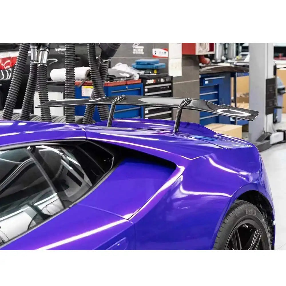 N style Carbon Fiber Rear Trunk Spoiler Wing - Lamborghini Huracan LP580/LP610/EVO