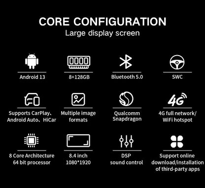 Lamborghini Huracán - EVO-Style Android Touchscreen Replacement Upgrade with Wireless Apple CarPlay & Android Auto