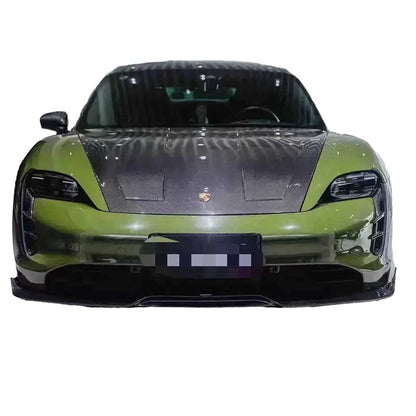 Carbon Fiber Vented Front Hood Bonnet - Porsche Taycan 9J1 RWD / 4S / GTS / Turbo / Turbo S